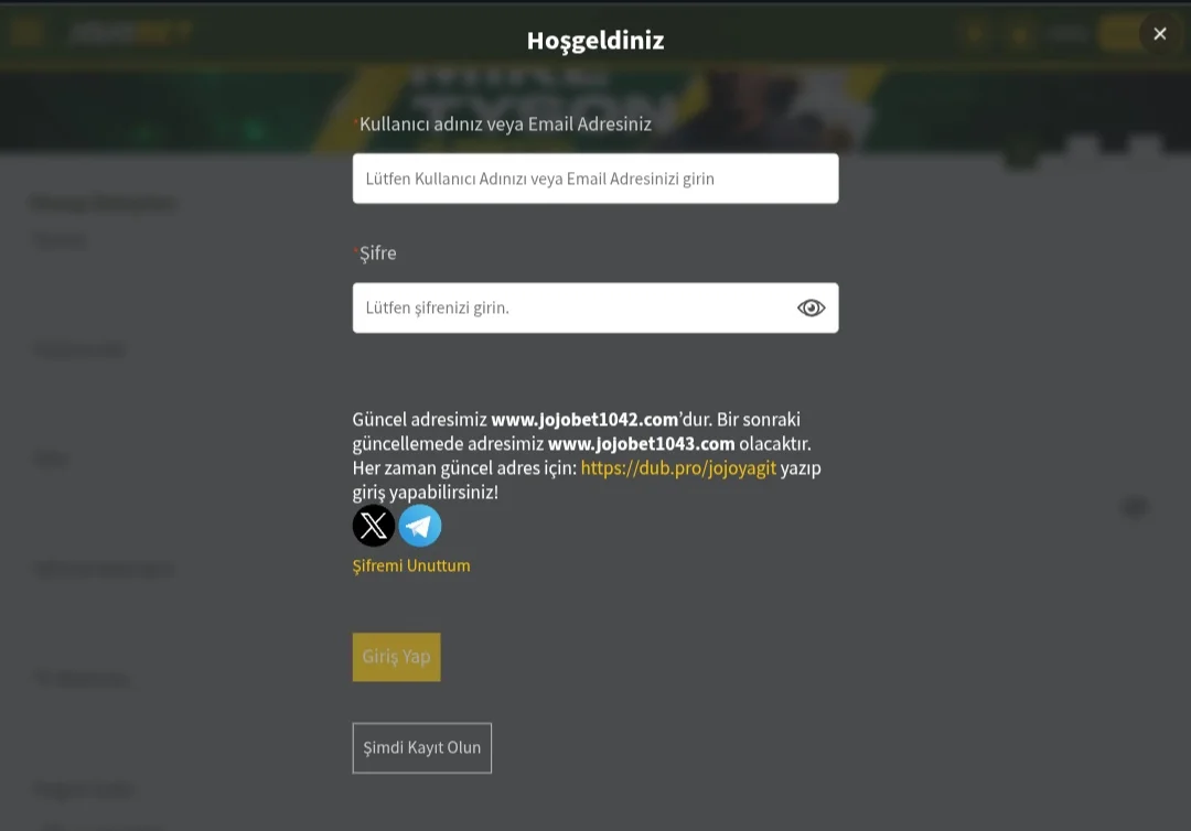 Jojobet Giriş Adımları